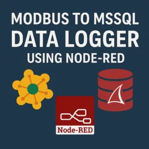 Modbus to MSSQL Data Logger using Node-RED