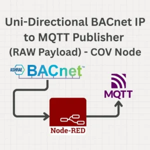 Uni-Directional BACnet IP to MQTT Publisher (RAW Payload) - COV Node