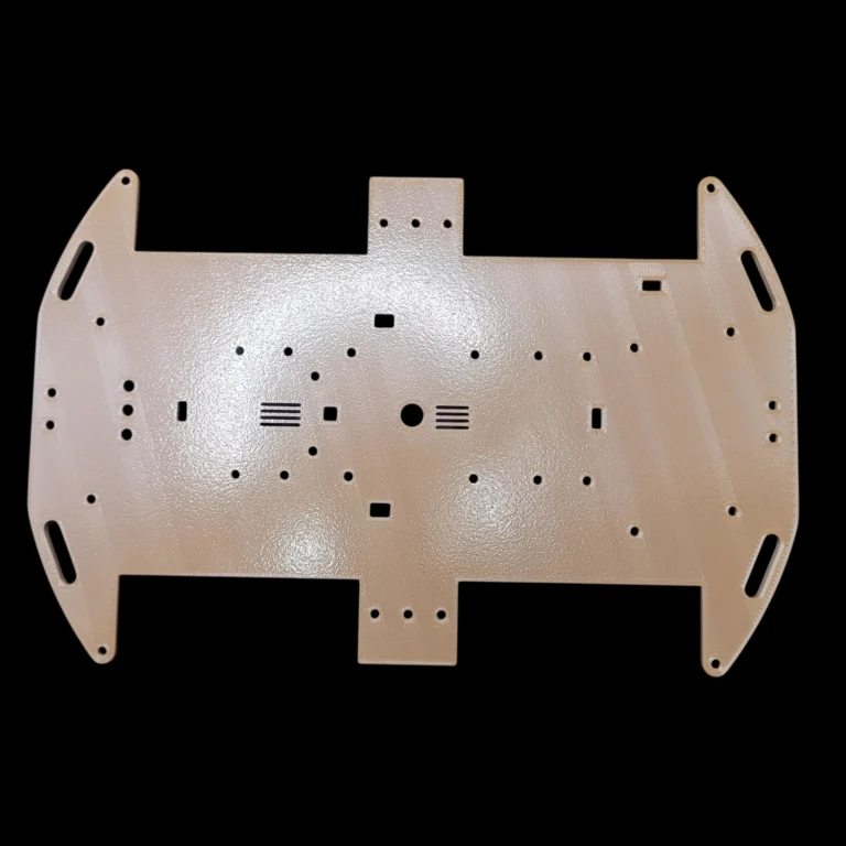 3D Printed Arduino/ESP32 Car Chassis - 153mm x 235mm x 28mm - Type-2
