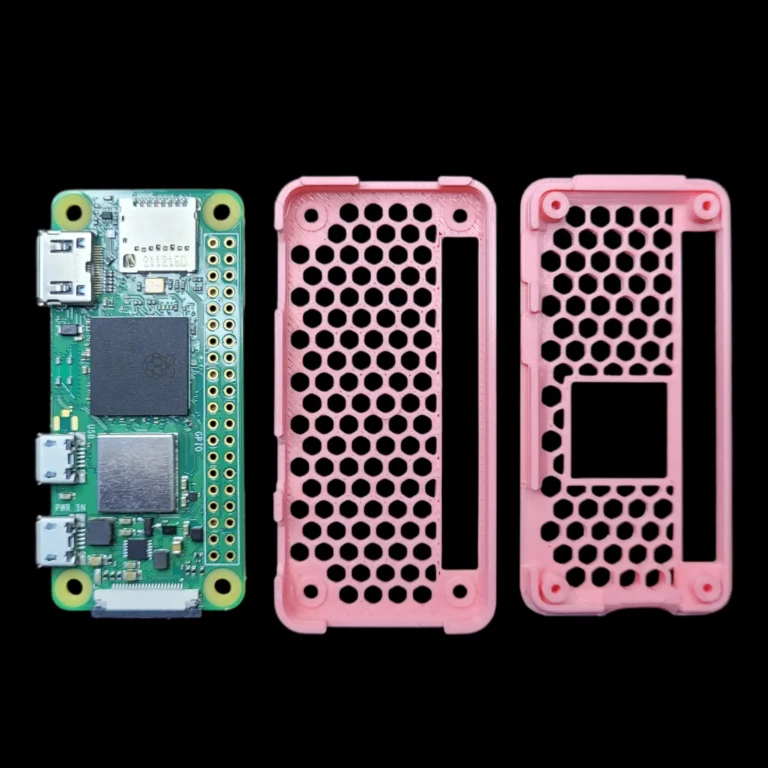 Raspberry Pi Zero 2 W Slim and Snap Fit 3D Printed Case