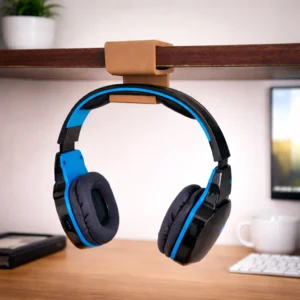 Nail‑Free Headphone Holder for Desk/Table