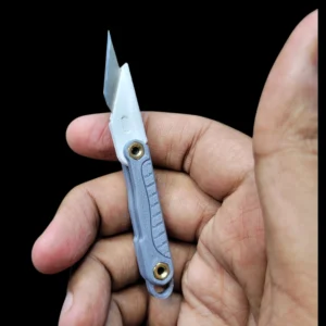 3D Printed Mini Pocket Knife With Keychain Loop