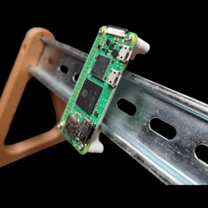 3D Printed Raspberry Pi Zero 2W Din Rail Mount Clamp