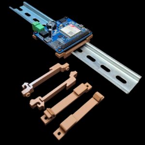 3D Printed Din Rail Mount Bracket - Raspberry Pi form Factor
